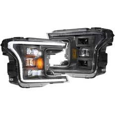 Vehicle Lights Morimoto XB Black DRL Hybrid Headlights