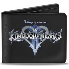 Wallets & Key Holders Buckle-Down Kingdom Hearts Ii Logo Black/Silvers/Blues, Multicolor, Standard