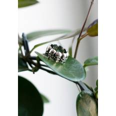 Metal - Unisex Ringe Etnox hard and heavy Ring Skulls Unisex sølvfarvet