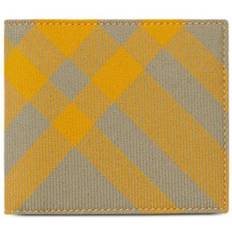 Burberry Plånböcker & Nyckelhållare Burberry Checked Bi-Fold Desert Yellow Wallet - Green/Sunflower