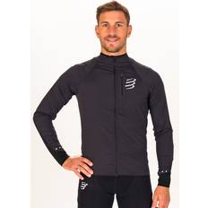 Compressport hurricane windproof jacket schwarz