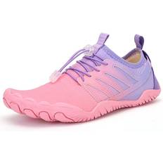 Swim & Water Sports DreamSilent Pink, 7 Mens Water Shoes Womens Aqua Shoes Beach Swim Barefoot Non Slip Surfing