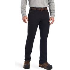 Ariat Men's Rebar M4 Low Rise DuraStretch Made Tough Stackable Straight Leg Pant in Black, X