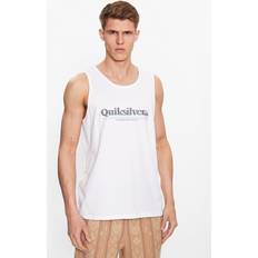 Herren - Silbrig Tanktops Quiksilver Herren Shirt BETWEENTHELINES TEES Weiß