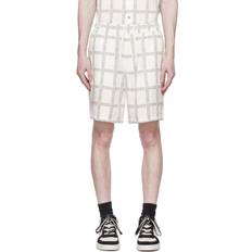 Emporio Armani Shorts on sale Emporio Armani White & Black Drawstring Shorts WHITE/BLACK IT