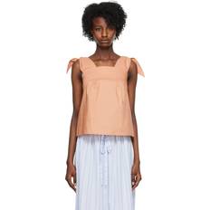 Pink Self-Tie Tank Top 6I2 Dusty Coral FR