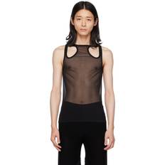 Black Shift Loop Tank Top BLACK