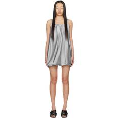 Stål Klänningar JW Anderson Gray Twisted Minidress 925 Steel