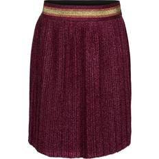 Röda Kjolar Barnkläder Petit by Sofie Schnoor Kjol Fiippa Bordeaux m. Glitter år 176 Kjol