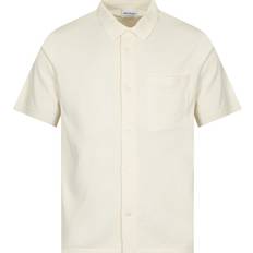 Herren - Leinen Poloshirts Norse Projects Rollo Cotton Linen SS Shirt Kit - White