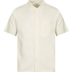 Norse Projects Rollo Full Button Knit Polo - White
