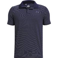 Boys Polo Shirts Boys' UA Performance Stripe Polo Blue YXS