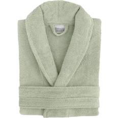 Clothing Authentic Hotel and Spa Unisex Turkish Cotton Terry Cloth Bath Robe Green