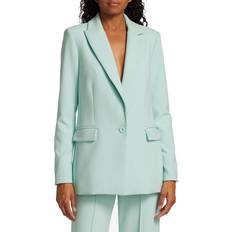 Turquoise Blazers Alice + Olivia VESTE JUSTINE Teal