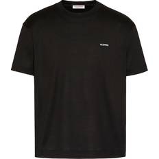 Valentino Clothing Valentino Men's Print Cotton T-Shirt Black Black