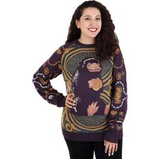 Gold - Unisex Jumpers Niffler Fantastic Beasts Adult Unisex Sweater - Brown/Purple/Blue