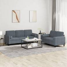 2 personers - Sofagrupper Sofaer vidaXL Sofasæt 2 Dele Med Puder Sofa 2stk 2 personers