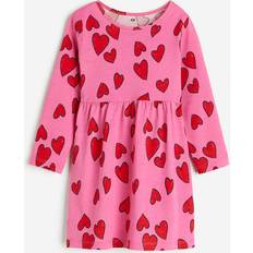 Dresses Children's Clothing H&M Girls Pink Cotton jersey dress