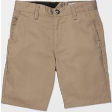 Shorts chino - Vert Volcom Frickin Chino Short Marron - Khaki