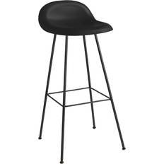 GUBI Puffer GUBI 3D Bar Stool Midnight Black Krakk