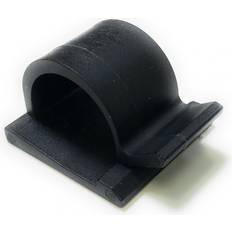 16mm, 10 Self Adhesive Cable Clips Mounts Wire Conduit Tubing Nylon Sticky Pads
