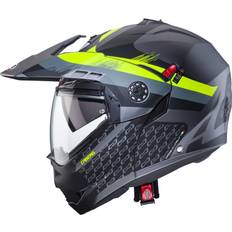 Caberg Motorcykelhjälmar Caberg Tourmax X Sarabe Hjälm - Matt Grå/Svart/Neongul