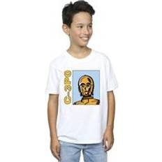 Star Wars C3PO Line T-Shirt White 5-6
