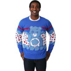 Adult Care Bears Ugly Christmas Sweater - Blue