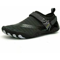 Swim & Water Sports DreamSilent 4# Black, 7.5-8 Non Slip Water Shoes Mens Womens Aqua Shoes Beach Barefoot Swim Surfing Diving