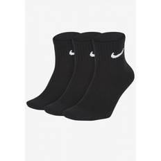 Nike Mens Dry Cushion Everyday Pairs Ankle Socks in Black Cotton 5.5-8