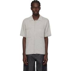 Cashmere Shirts Lisa Yang Gray 'The Ethan' Shirt