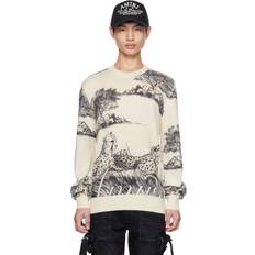 Amiri Sweaters Amiri Beige Leopard Sweater