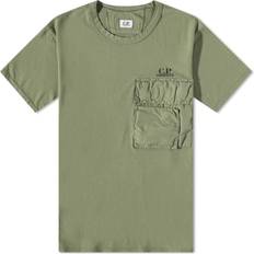 C.P. Company T-shirts C.P. Company Khaki Pocket T-Shirt 648 BRONZE GREEN