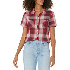 Tommy Hilfiger Women Shirts Tommy Hilfiger Women's Camp Shirt, Chili Pepper Multi