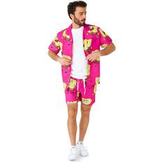 Vaaleanpunainen Haalarit OppoSuits SpongeBob Pink Shorts Puku - Pink