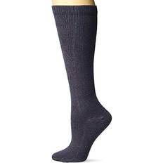 Scholl Dr. womens graduated compression Knee High 1 & 2 Pair Packs casual Sock, Denim Heather, 4 10 US