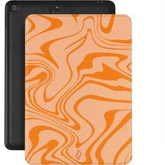 Orange Tablet Cases Burga High Vibrations Color Swirl iPad 10.2 9th/8th/7th Gen Case