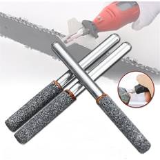 Power Tool Accessories Greenzech 3pcs Grinding Head Stone Set Diamond Chainsaw Sharpener Burr File Stone Mini Grinder