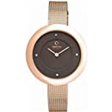 Obaku Denmark platt damklocka med metallband V162LXVNMV