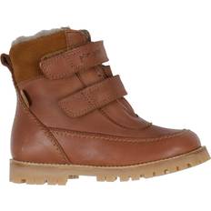 Pom Pom Vintersko Børnesko Pom Pom Vinterstøvle m. velcro Dark Camel