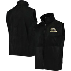 Dunbrooke Men's Black Baltimore Ravens Houston Fleece Full-Zip Vest