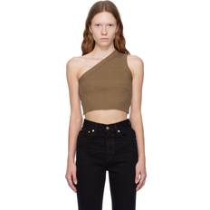 Linen Tank Tops Jacquemus Brown 'La Maille Ascu' Tank Top 851 Brown FR