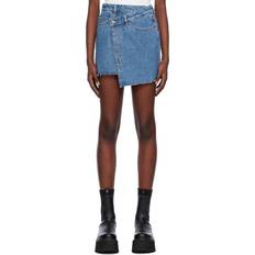 Ksubi Women Clothing Ksubi Blue Rap Denim Miniskirt Denim WAIST