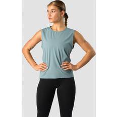 Stål Linnen ICANIWILL Classic Tank Top Steel Blue