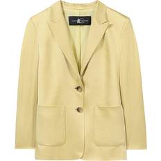 Gelb Jacketts Luisa Cerano LUISA CERANO Satinblazer HELLGELB