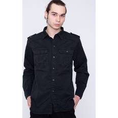 Surplus M65 Basic Long Sleeve Shirt, black