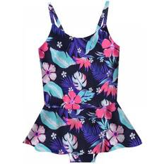 Sleeveless Bathing Suits Bullpiano Baby Girl Swimwear Scoop Neck Bathing Suits Ruffle One Piece Swimsuits Cute Beach Sport Swimwear 7-8 Years