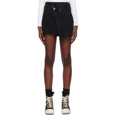 Ksubi Women Clothing Ksubi Black Rap Denim Miniskirt WAIST