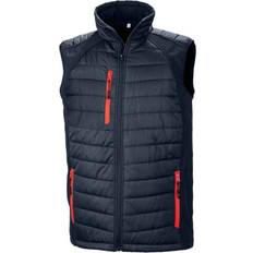 Gelb Westen Result Herren, Weste, Erwachsene Kompass Softshell gefüttert Gilet, Blau