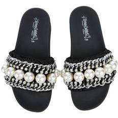 Jeffrey Campbell Slippers & Sandals Jeffrey Campbell Edie-ST Slides BLACK COMBO